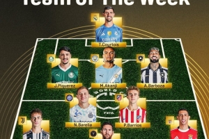 爱游戏入口-世俱杯第2轮最佳阵容：梅西、凯恩领衔锋线，迪马利亚&amp;巴雷拉在列