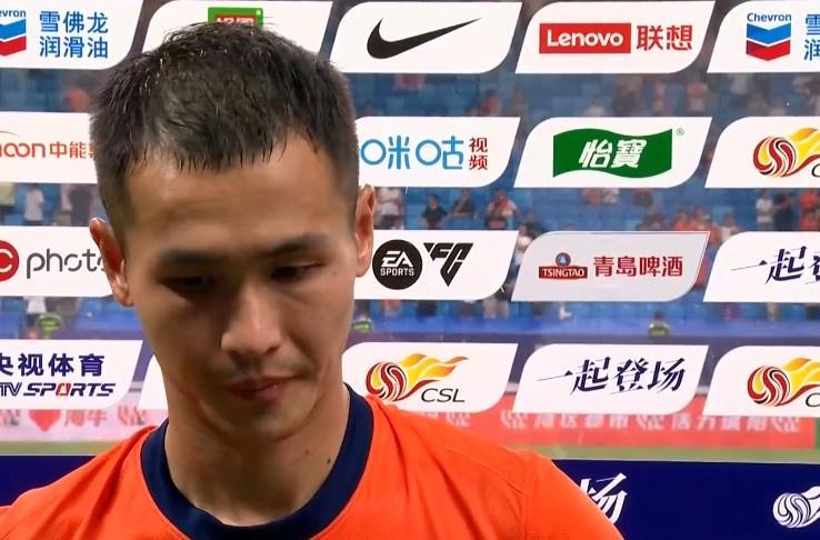 爱游戏官网-林创益：后防一次注意力不集中被抓住机会，没赢不评价自己表现